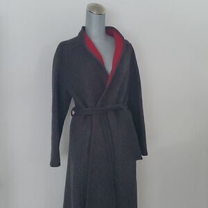 Rosewin | Vintage Thick Wool Wrap Coat